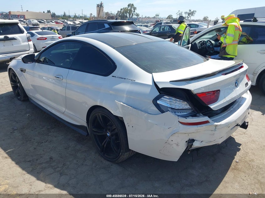 Vin: wbs6j9c50gd934657, lot: 46084892, bmw m6 20163