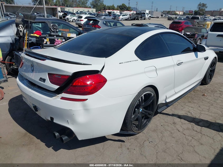 Vin: wbs6j9c50gd934657, lot: 46084892, bmw m6 20164