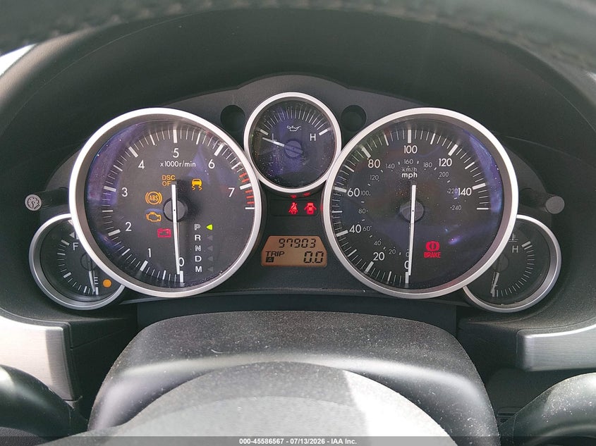 2007 Mazda Mx-5 Grand Touring VIN: JM1NC26F070136529 Lot: 45586567