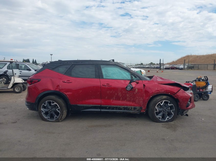2022 Chevrolet Blazer Awd Rs VIN: 3GNKBKRS5NS143357 Lot: 45586651