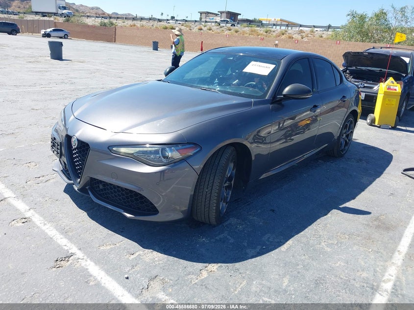 2019 Alfa Romeo Giulia, Удар спереду, IAAI, VIN ZARFANBN7K7620681 — фото 2