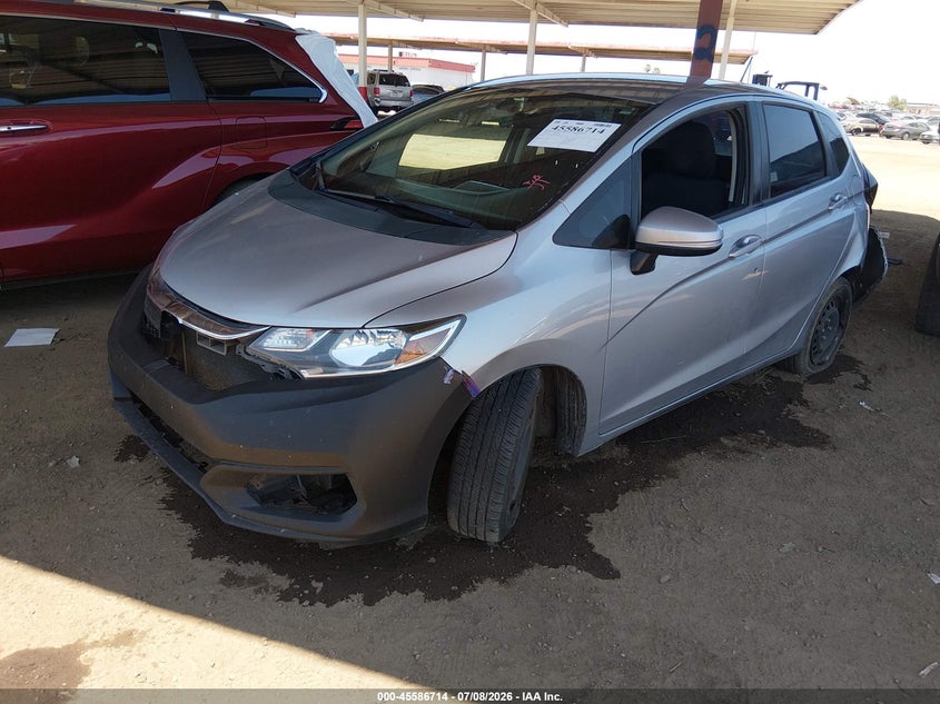 2019 Honda Fit Lx, Front & Rear, IAAI, VIN 3HGGK5H44KM721369 — photo 2