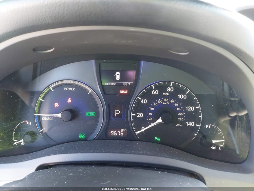 2010 LEXUS RX 450H auction photo 7
