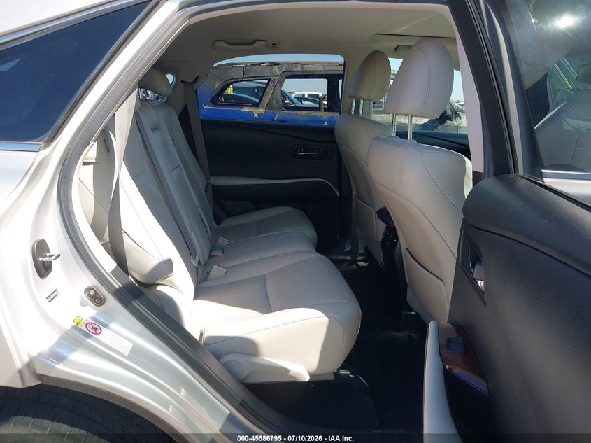 2010 LEXUS RX 450H auction photo 8