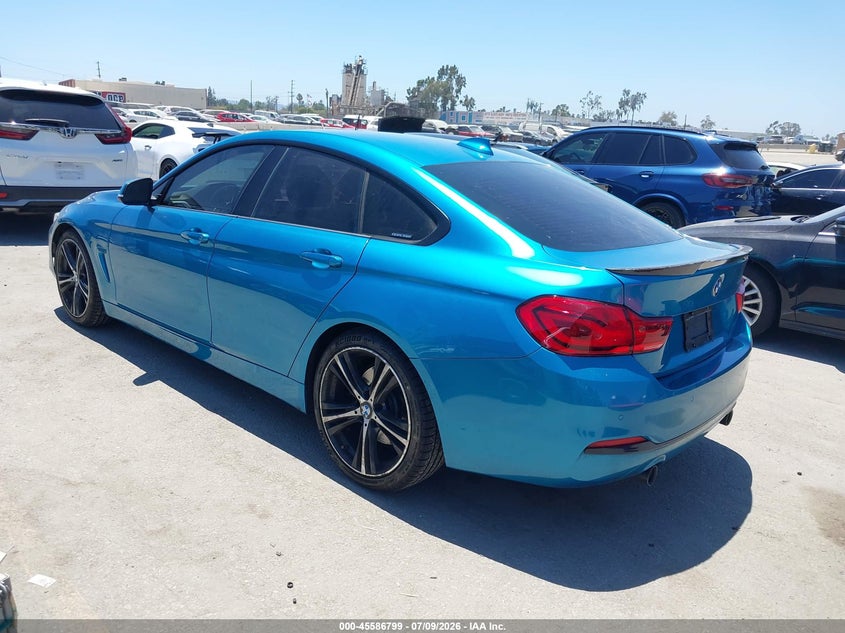 Vin: wba4j5c50jbm64878, lot: 46085152, bmw 440i gran coupe 20183