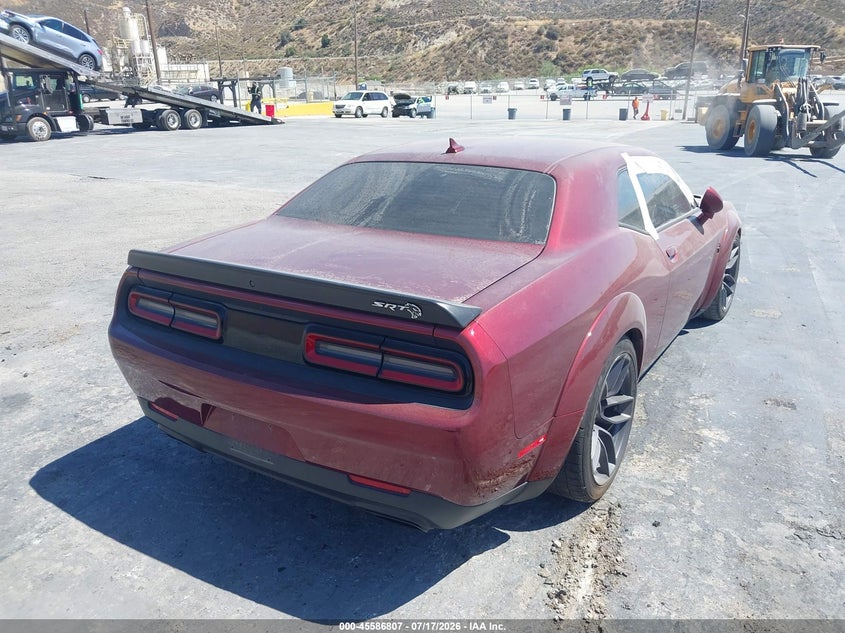 Vin: 2c3cdzc93jh218628, lot: 46085160, dodge challenger srt hellcat widebody 20184
