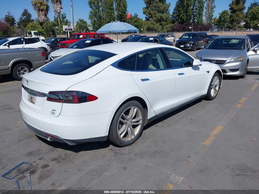 2014 TESLA MODEL S auction photo 4