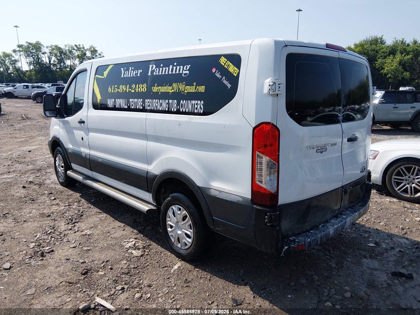 Vin: 1ftyr1zm0hkb39646, lot: 46085181, ford transit-250 20173