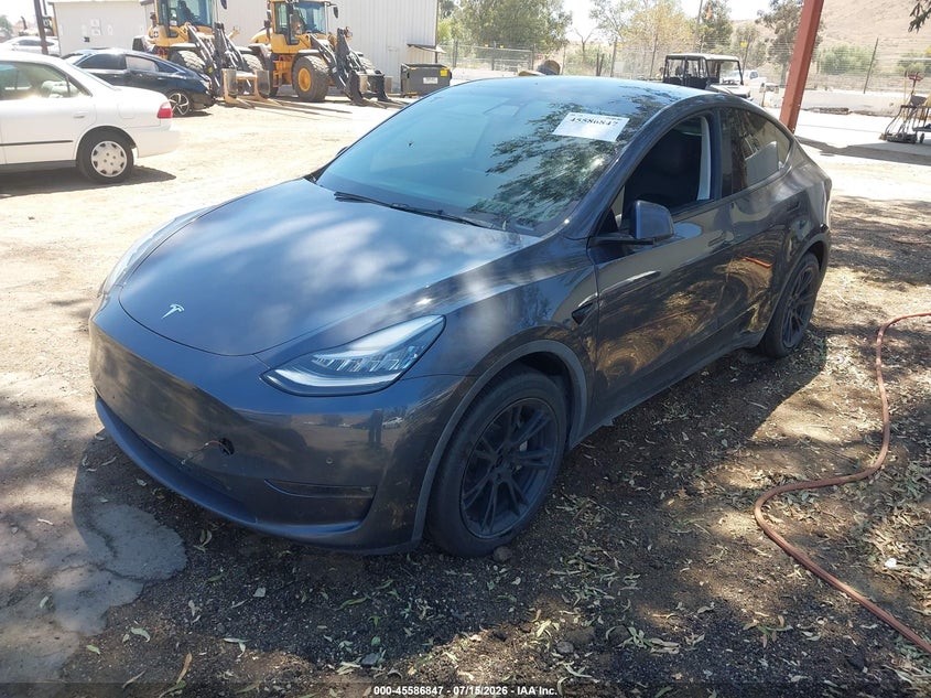 Vin: 5yjygded6mf103867, lot: 46085200, tesla model y standard range rear-wheel drive 20212