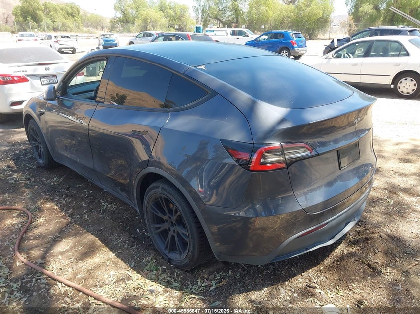 Vin: 5yjygded6mf103867, lot: 46085200, tesla model y standard range rear-wheel drive 20213