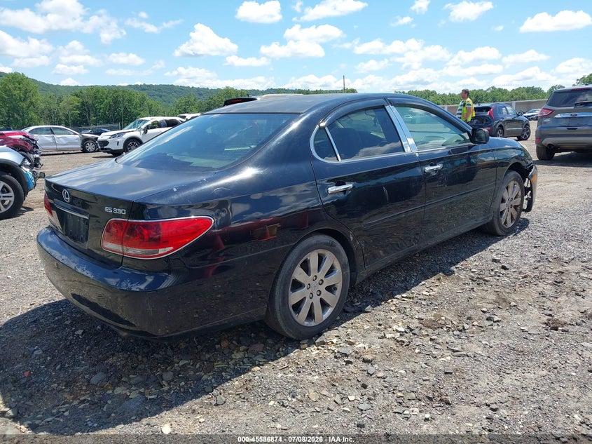 LEXUS ES 330 2005 VIN JTHBA30G855121596