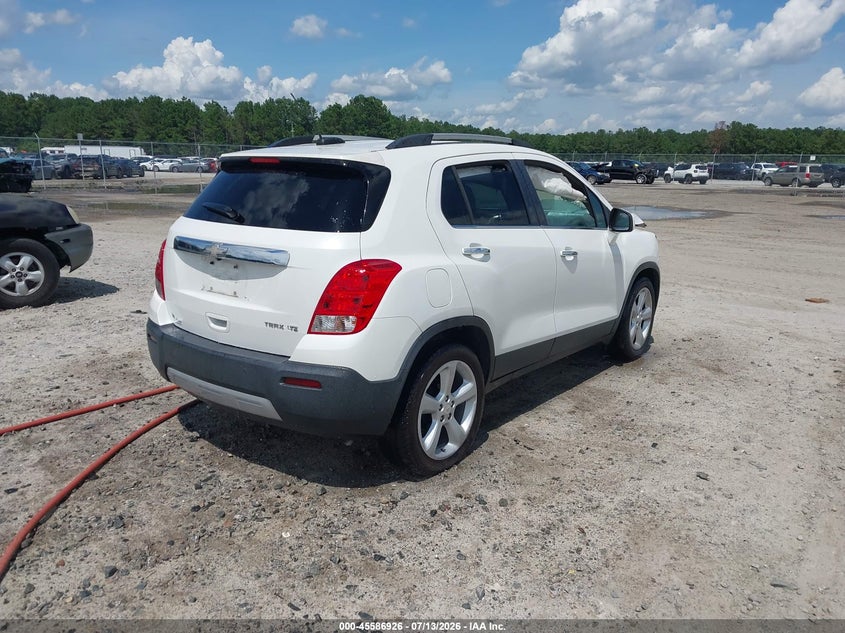 Vin: kl7cjnsb5fb199286, lot: 46085300, chevrolet trax ltz 20154