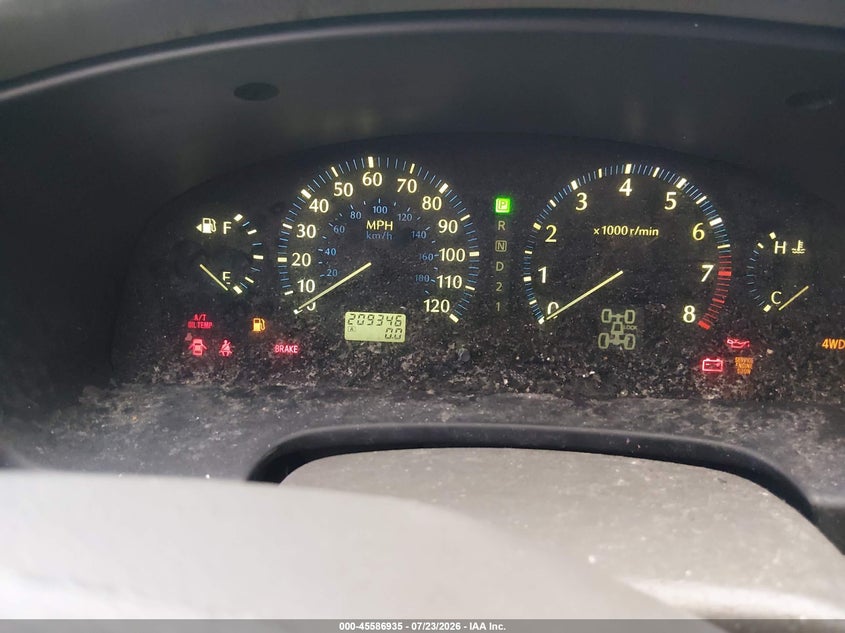 2002 INFINITI QX4 auction photo 7
