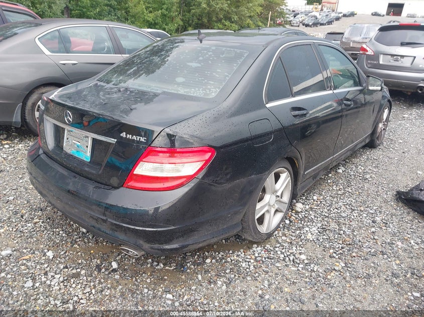 Vin: wddgf8bb8br169200, lot: 46085329, mercedes-benz c 300 sport 4matic 20114