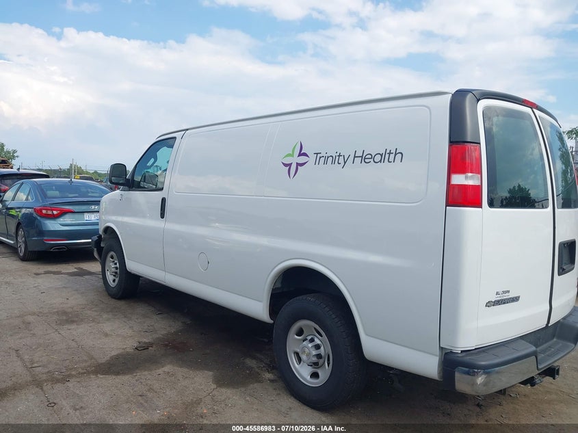 2022 Chevrolet Express Cargo Rwd 2500 Regular Wheelbase Wt VIN: 1GCWGAFP9N1239046 Lot: 45586983