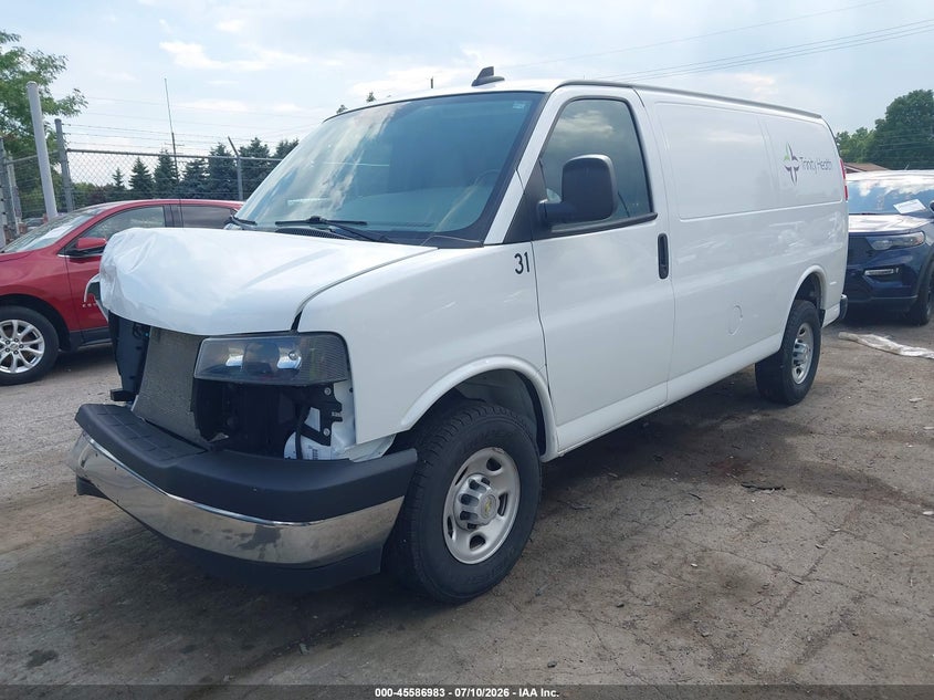 2022 Chevrolet Express Cargo Rwd 2500 Regular Wheelbase Wt, Unknown, IAAI, VIN 1GCWGAFP9N1239046 — photo 2