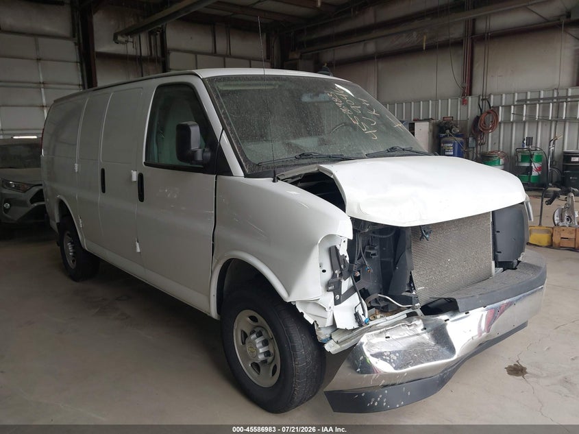 Vin: 1gcwgafp9n1239046, lot: 46085358, chevrolet express cargo rwd 2500 regular wheelbase wt 2022 img_1