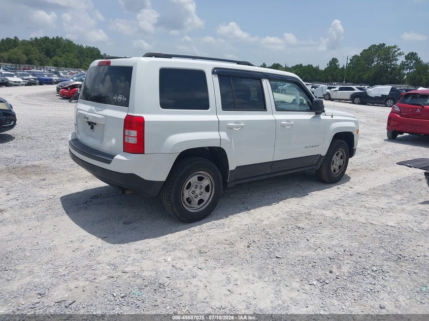 2016 JEEP PATRIOT auction photo 4