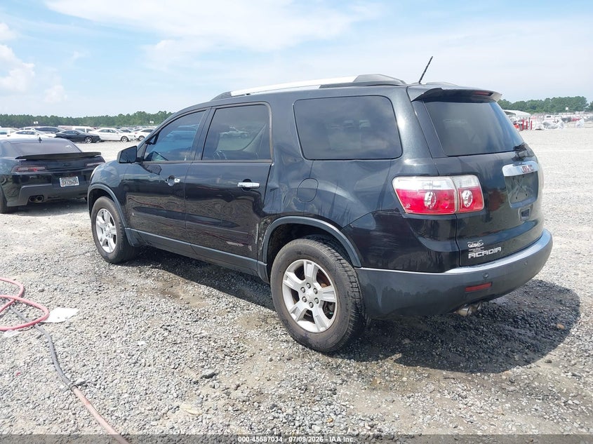 Vin: 1gklrled1aj130482, lot: 46085409, gmc acadia sle 20103