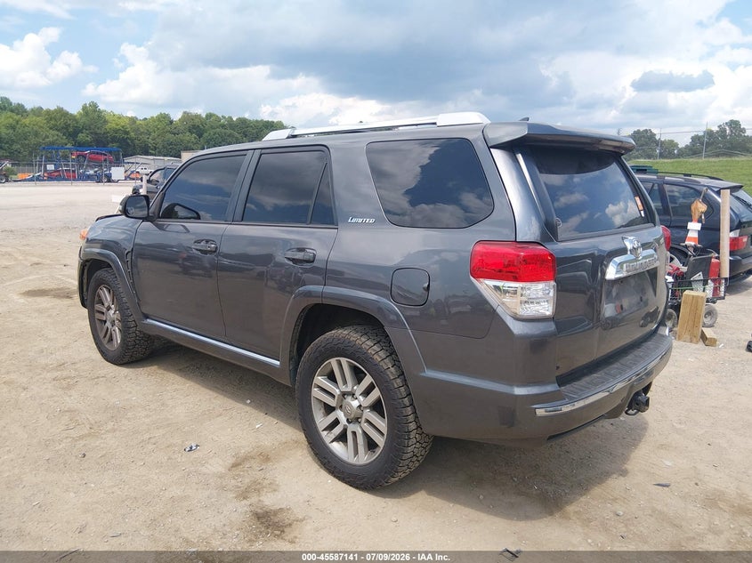Vin: jtebu5jr6c5087204, lot: 46085516, toyota 4runner limited 20123