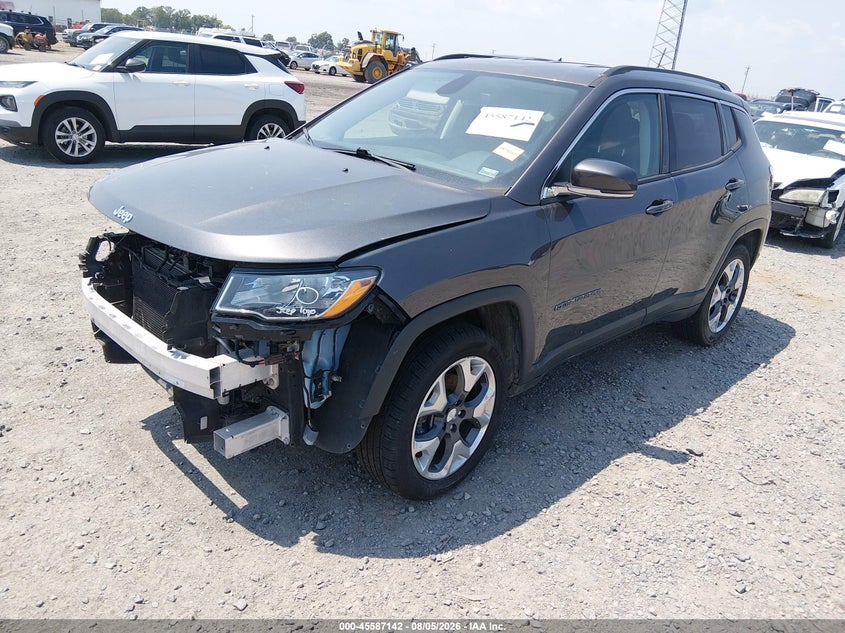 Vin: 3c4njdcb1kt753016, lot: 46085517, jeep compass limited 4x4 20192