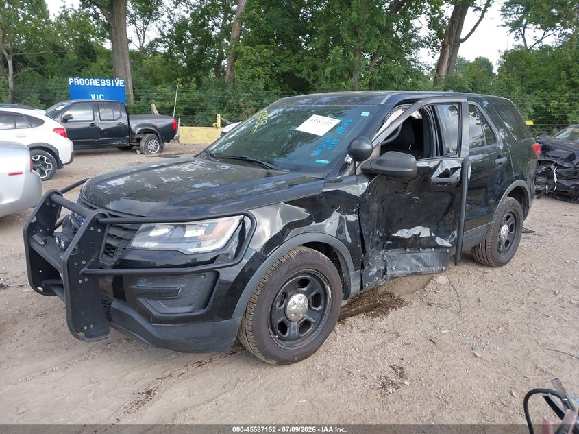 Vin: 1fm5k8ar7hgc86858, lot: 46085527, ford utility police interceptor 20172