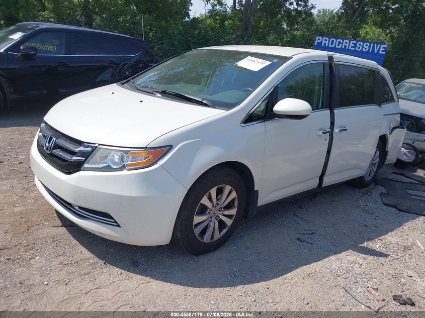 2015 Honda Odyssey, Удар сзади, IAAI, VIN 5FNRL5H48FB033275 — фото 2