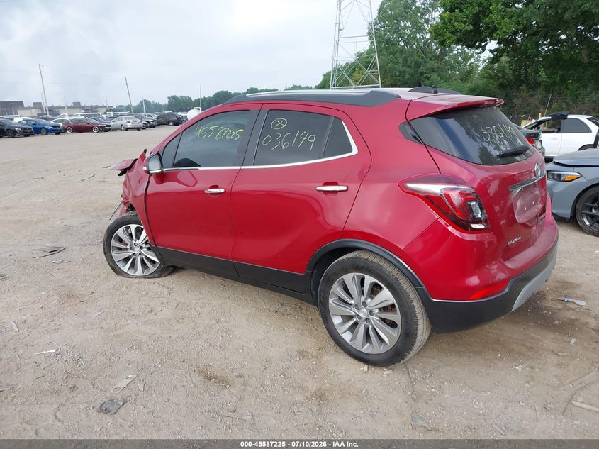 Vin: kl4cjasb2hb036149, lot: 46085600, buick encore preferred 20173