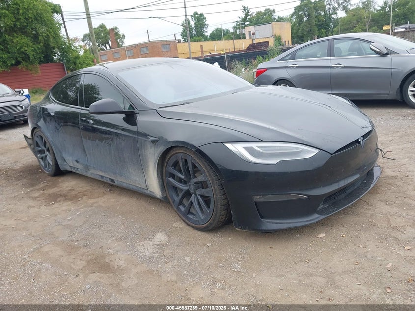 Vin: 5yjsa1e52mf455763, lot: 46085634, tesla model s long range dual motor all-wheel drive 2021 img_1