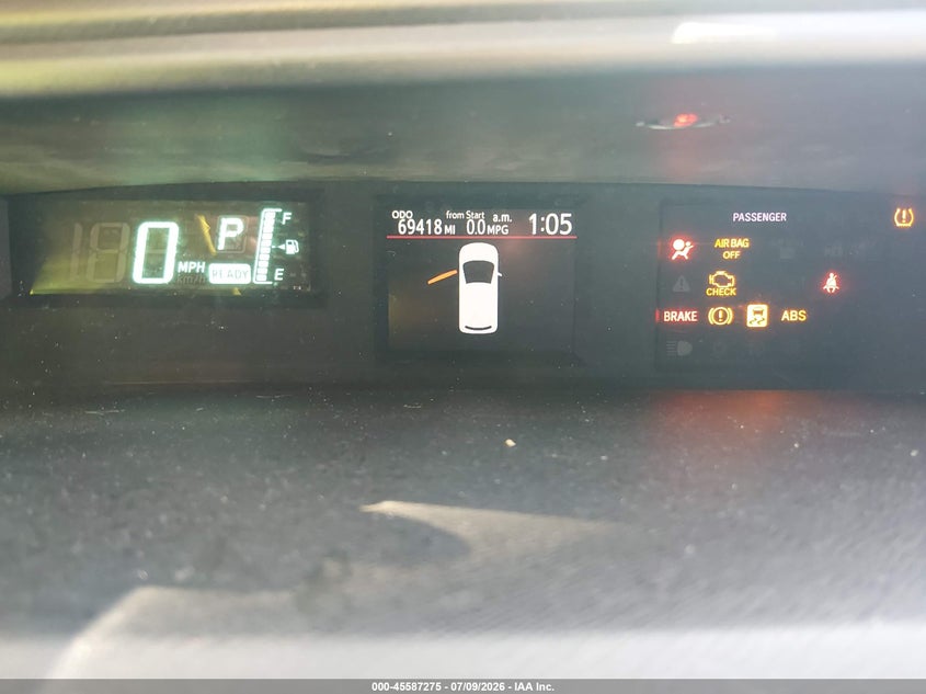 2012 Toyota Prius C Four/One/Three/Two VIN: JTDKDTB37C1522564 Lot: 45587275