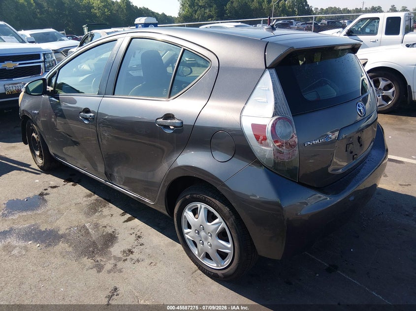 2012 TOYOTA PRIUS C auction photo 3