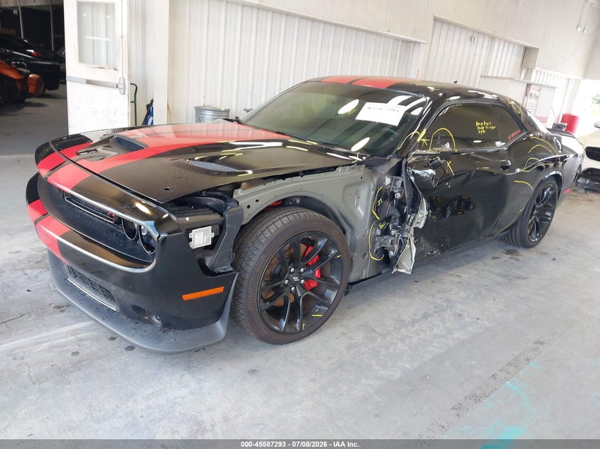 Vin: 2c3cdzfj1lh231175, lot: 46085668, dodge challenger r/t scat pack 20202