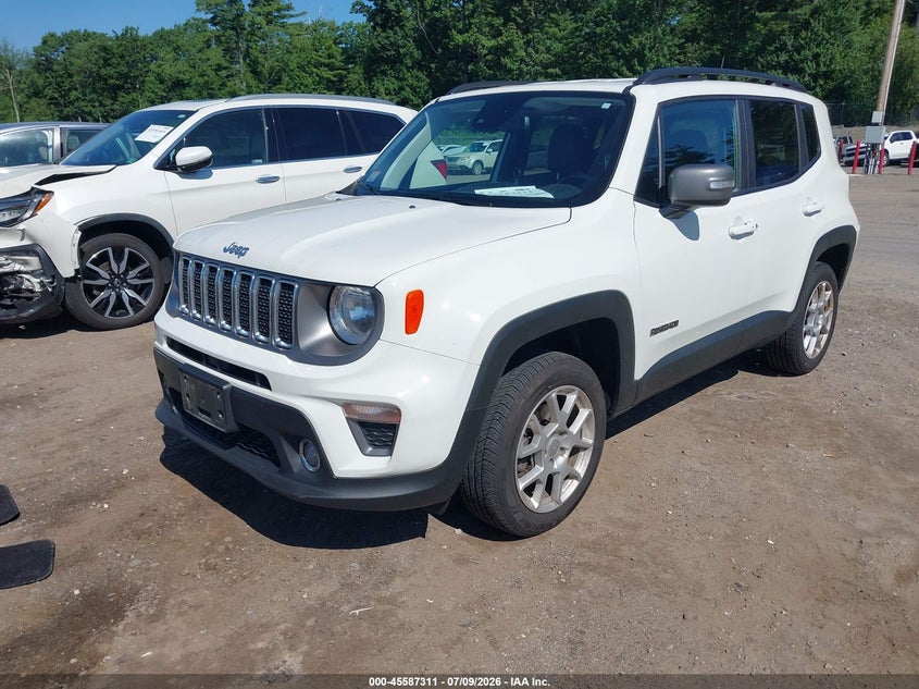 2021 Jeep Renegade Limited 4X4, Rear, IAAI, VIN ZACNJDD17MPN31996 — photo 2