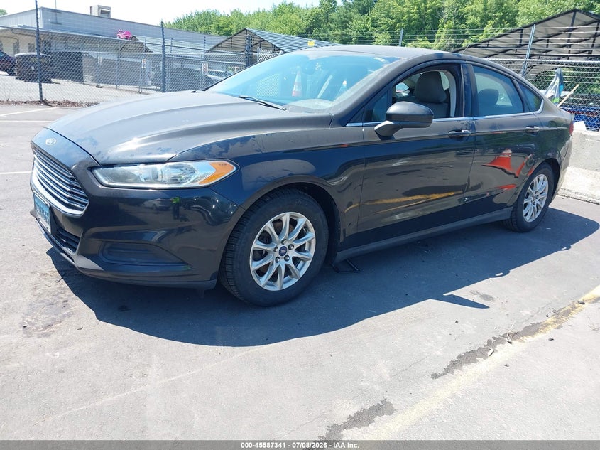2016 Ford Fusion S 3FA6P0G74GR349350 photo 1