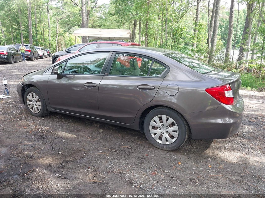2012 HONDA CIVIC auction photo 3