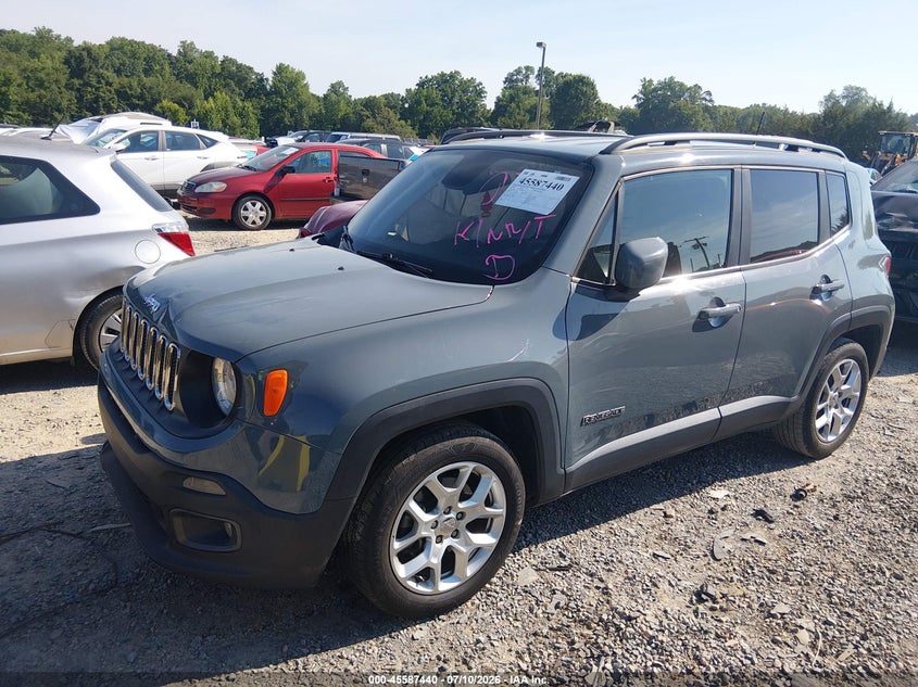 2018 Jeep Renegade, Right Side, IAAI, VIN ZACCJABB2JPJ30787 — photo 2