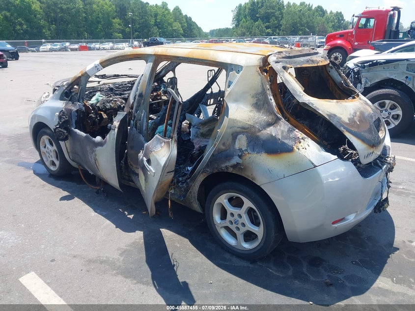Vin: jn1az0cp4ct017554, lot: 46085830, nissan leaf sl 20123