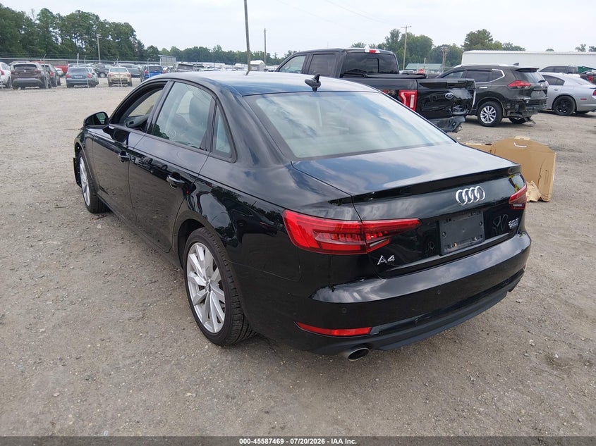 Vin: wauanaf49hn010530, lot: 46085844, audi a4 premium 20173