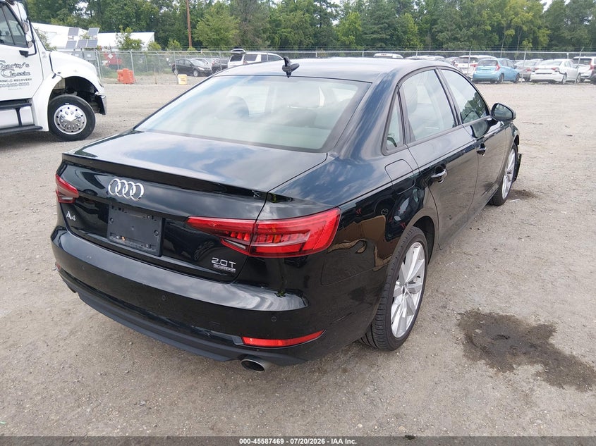 Vin: wauanaf49hn010530, lot: 46085844, audi a4 premium 20174
