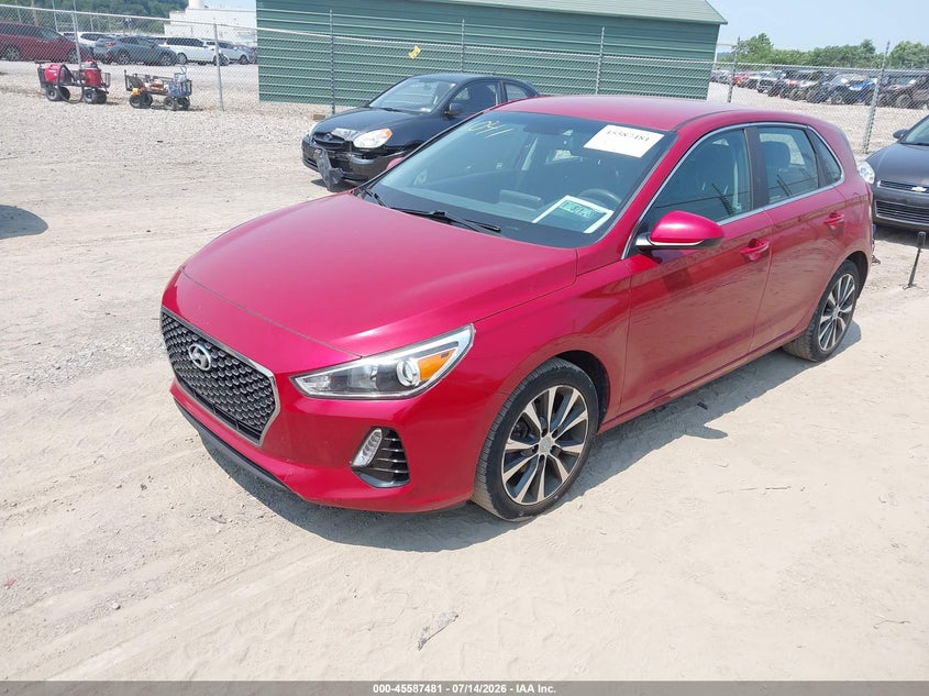 2018 Hyundai Elantra Gt, Rear, IAAI, VIN KMHH35LE7JU031041 — photo 2