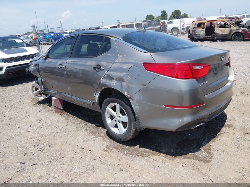 Vin: 5xxgm4a79eg334622, lot: 46085879, kia optima lx 20143