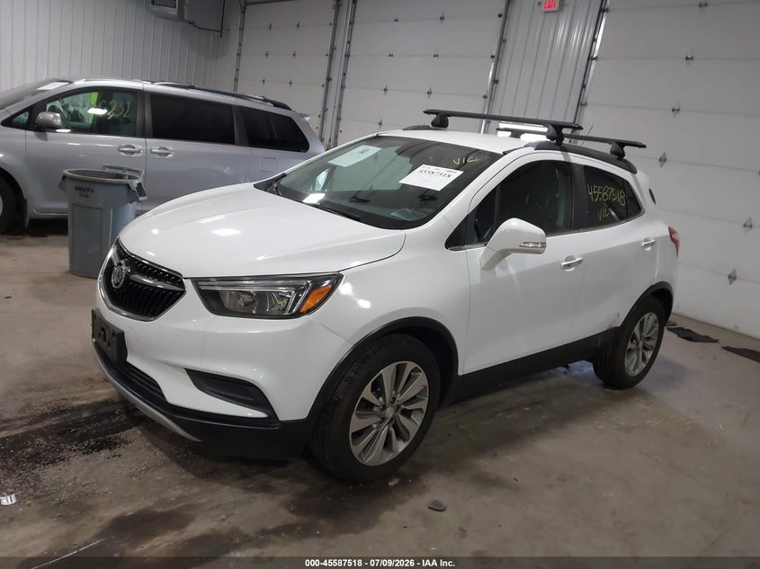 Vin: kl4cjasb9jb508286, lot: 46085893, buick encore preferred 20182