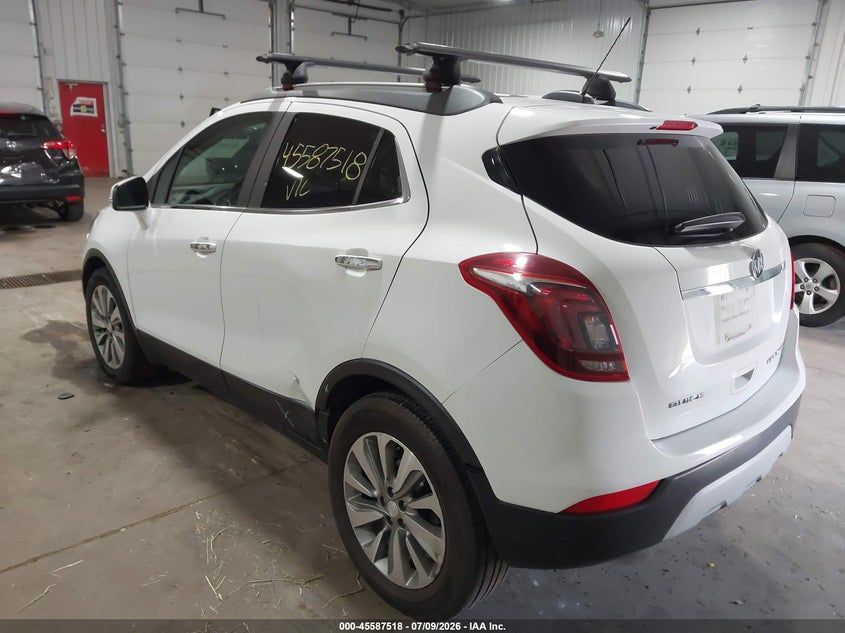 Vin: kl4cjasb9jb508286, lot: 46085893, buick encore preferred 20183