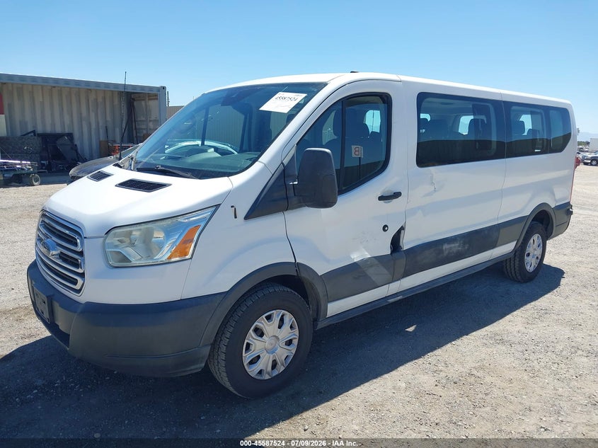 Vin: 1fbzx2zm7hka10727, lot: 46085899, ford transit-350 xl/xlt 20172