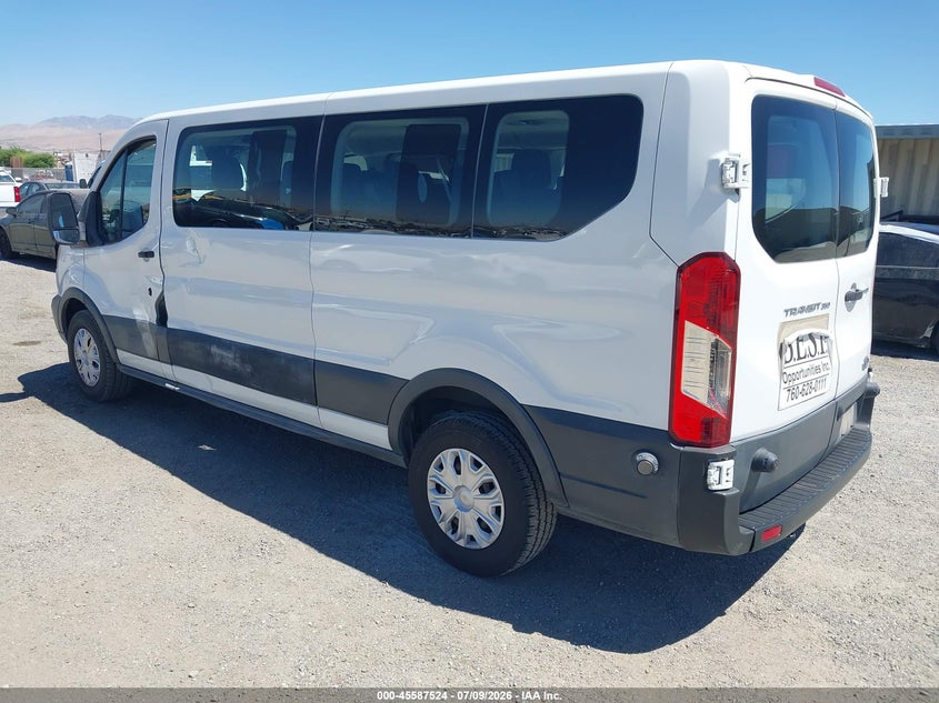 Vin: 1fbzx2zm7hka10727, lot: 46085899, ford transit-350 xl/xlt 20173