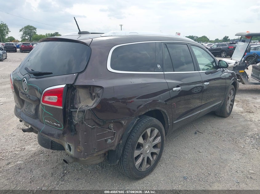 Vin: 5gakrbkd5gj246719, lot: 46085930, buick enclave leather 20164