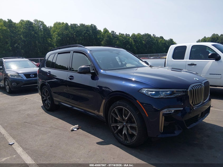 2022 BMW X7 M50I VIN: 5UXCX6C0XN9J40341 Lot: 45587567