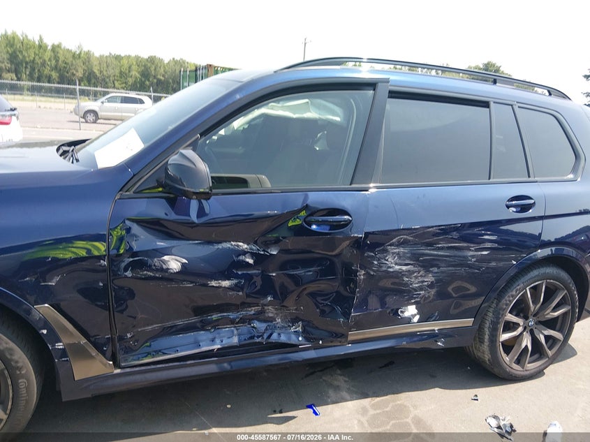 2022 BMW X7 M50I VIN: 5UXCX6C0XN9J40341 Lot: 45587567