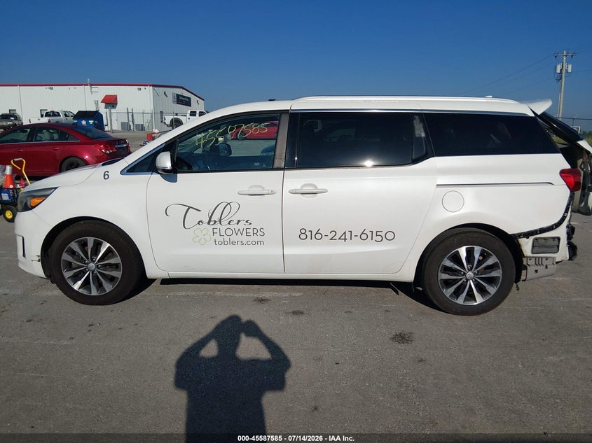 2016 Kia Sedona Sx VIN: KNDMC5C14G6147469 Lot: 45587585