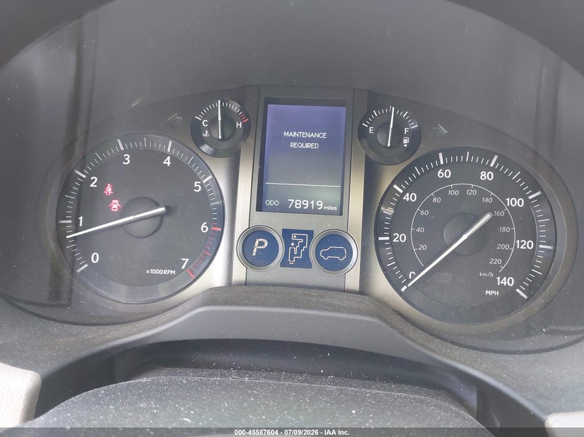 2019 Lexus Gx 460 VIN: JTJBM7FX6K5218165 Lot: 45587604